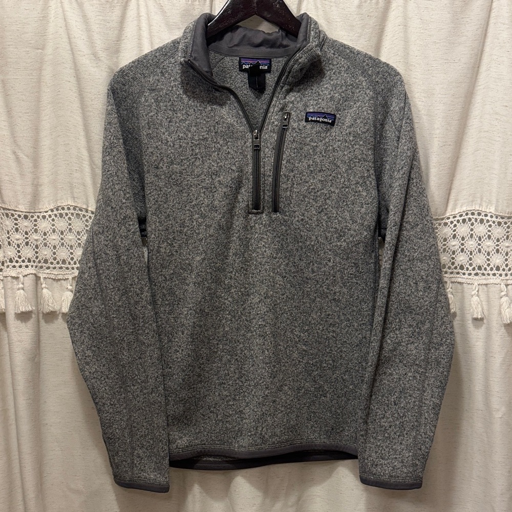 Patagonia Women’s Small Grey Better Sweater 1/4 Zip - Small